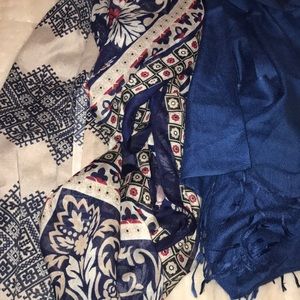 More blues scarves